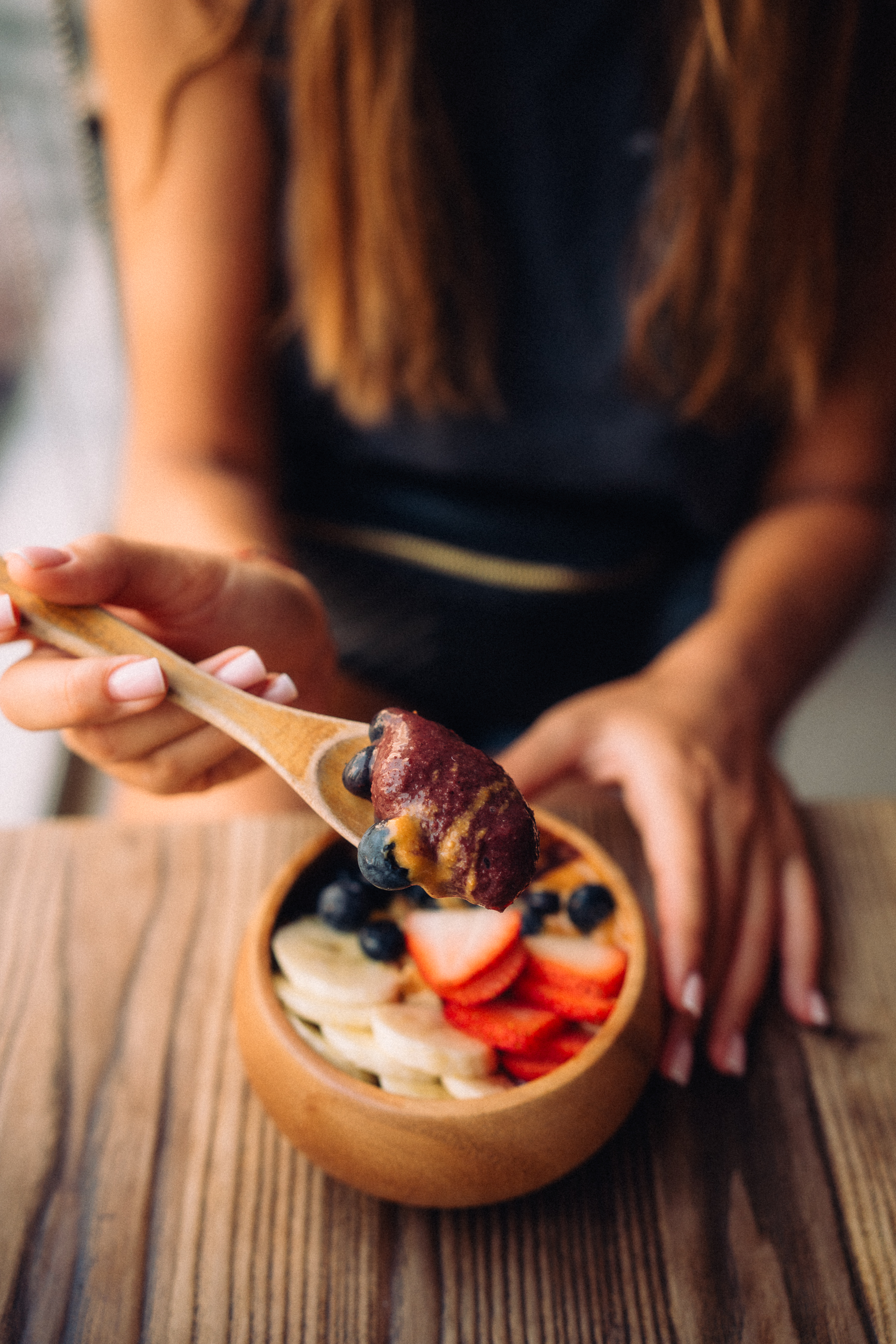 Healthy açaí lifestyle