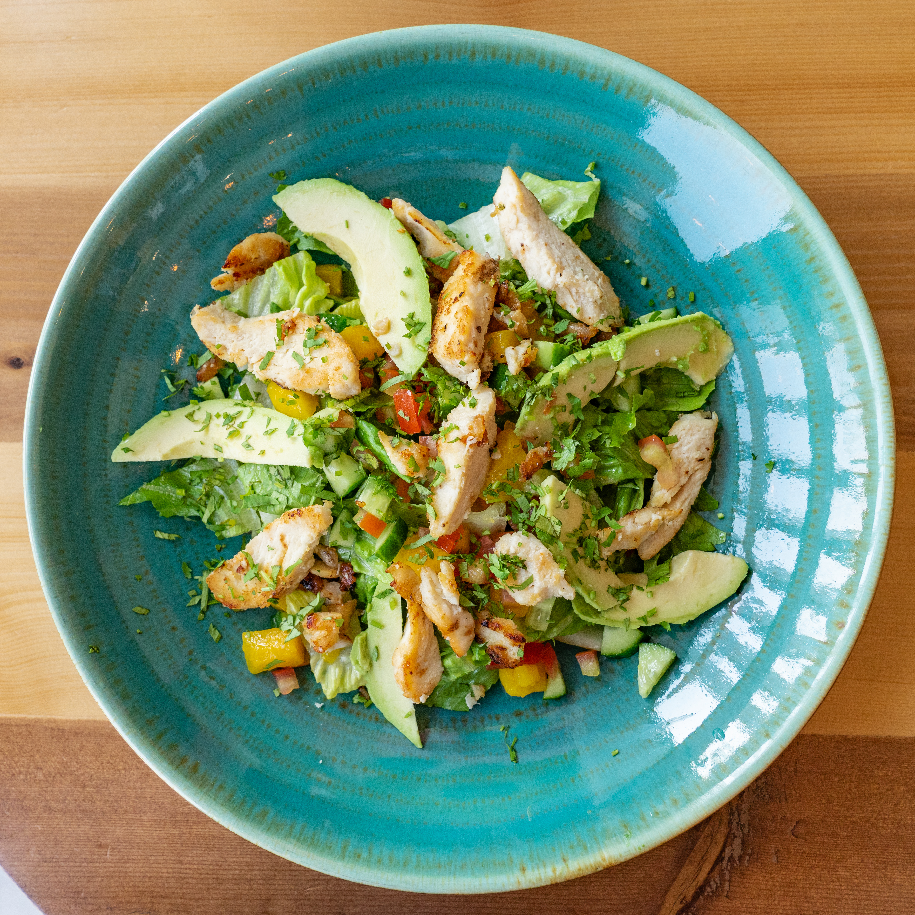 Chicken Avo Mango Salad